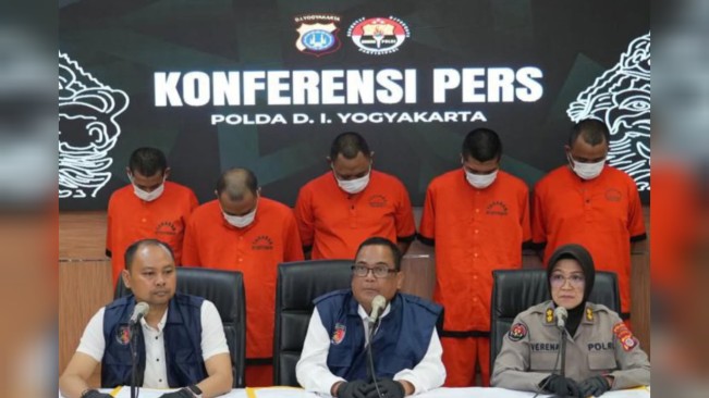 Polda DIY saat menggelar konfrensi pers. [Instagram]